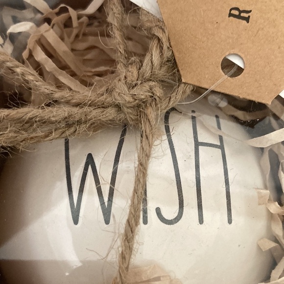 Rae Dunn Believe Wish Hope Ceramic Ornaments - Picture 4 of 7